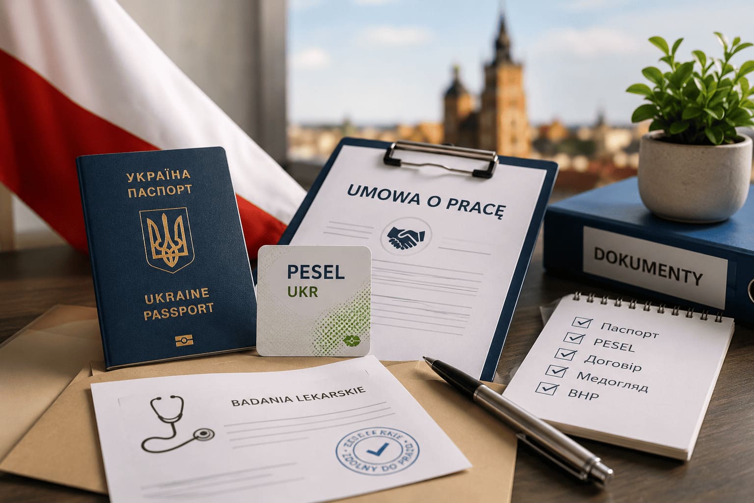 Документи для роботи в Польщі